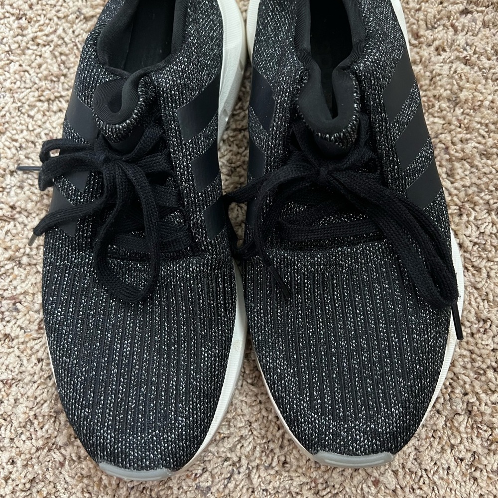 Womens black adidas size 9
